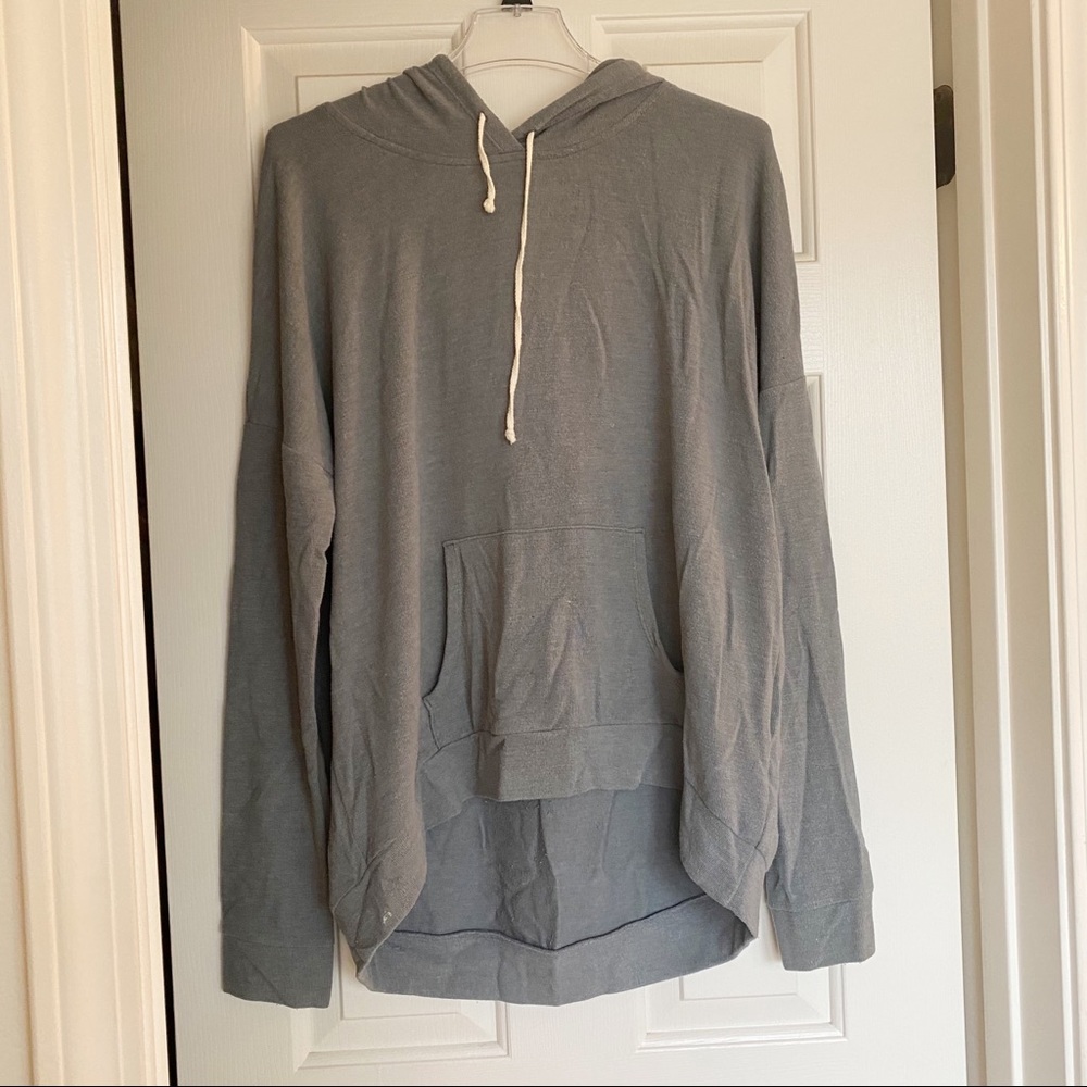 Abercrombie & Fitch Grey Thin Hoodie